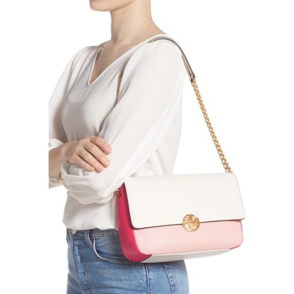 Tory Burch Handbags - TORY BURCH Colorblock Chelsea Flap shoulder bag